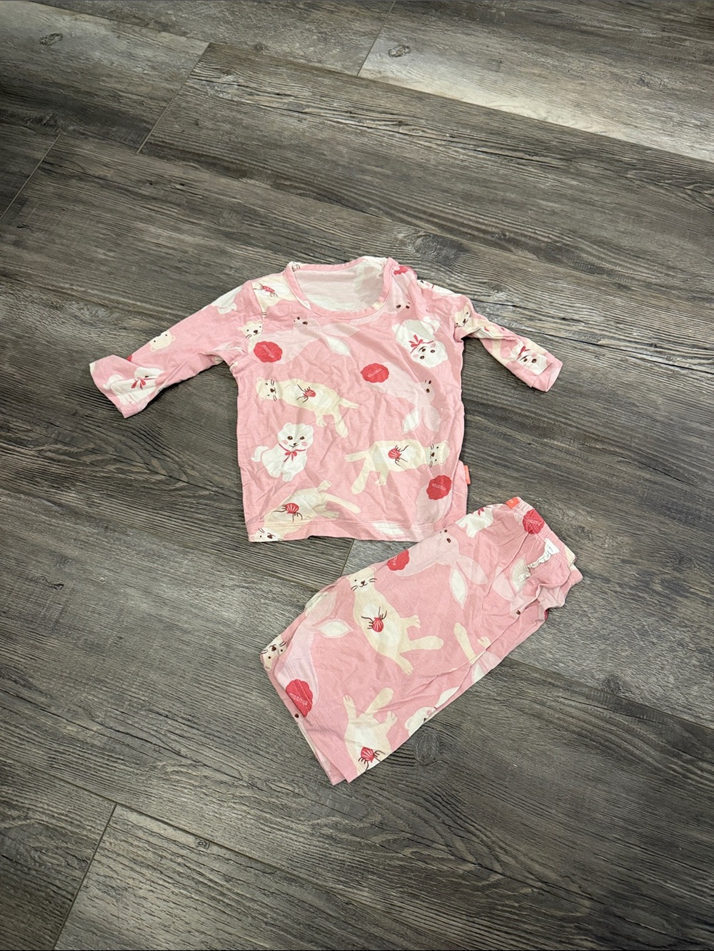 GB STYLE Floral Pink Matching Set Size 80 (12M)